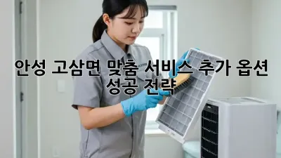 안성 고삼면 맞춤! 서비스 추가 옵션 성공 전략 🚀